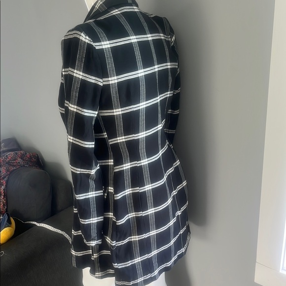 Haute Monde Black and White Blazer Jacket - Picture 5 of 5